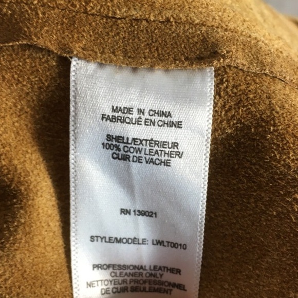 Frame Suede Leather Maxi Long Trench Coat Jacket Le Duster Tan Camel Size XS S - Picture 13 of 17